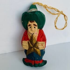 1995 Wood Cowboy Ornament
